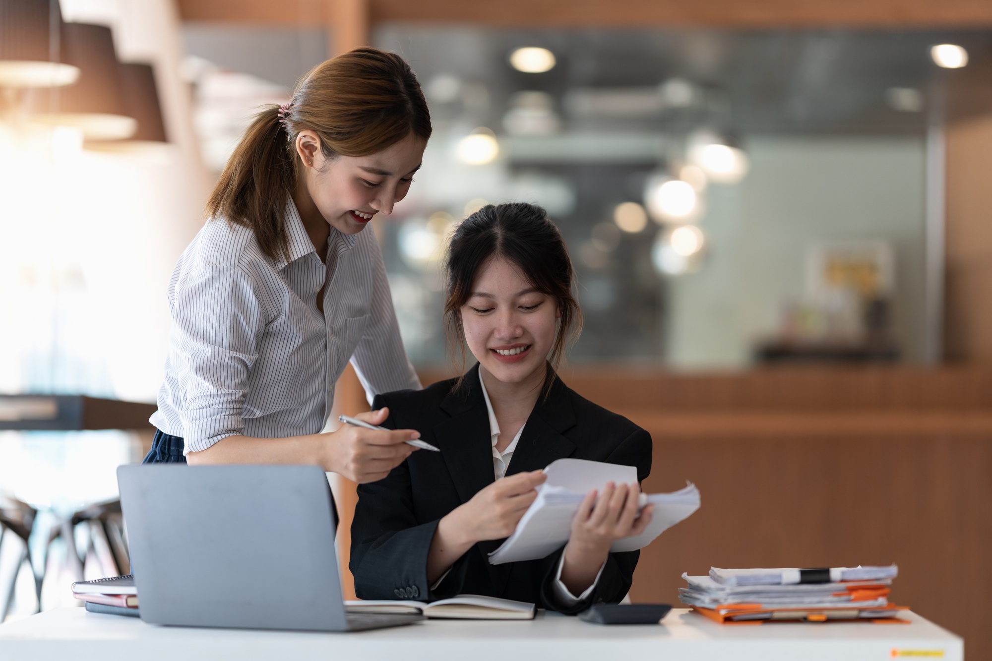 Business people are meeting for analysis data figures to plan business strategies. Business